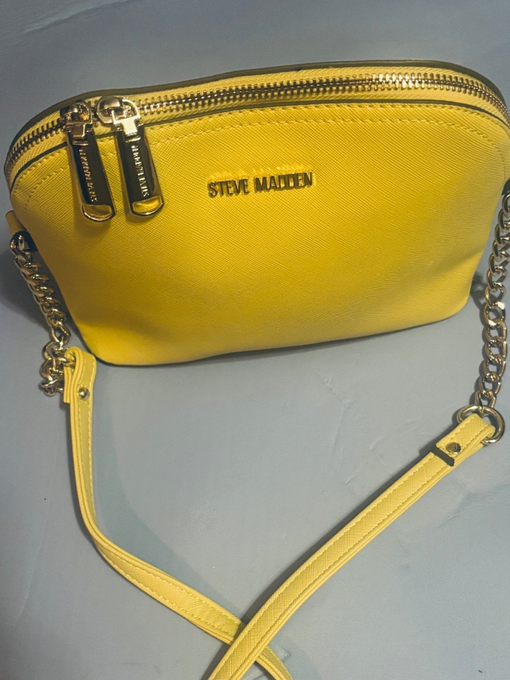 Steve Madden Yellow Crossbody Bag Full Zip